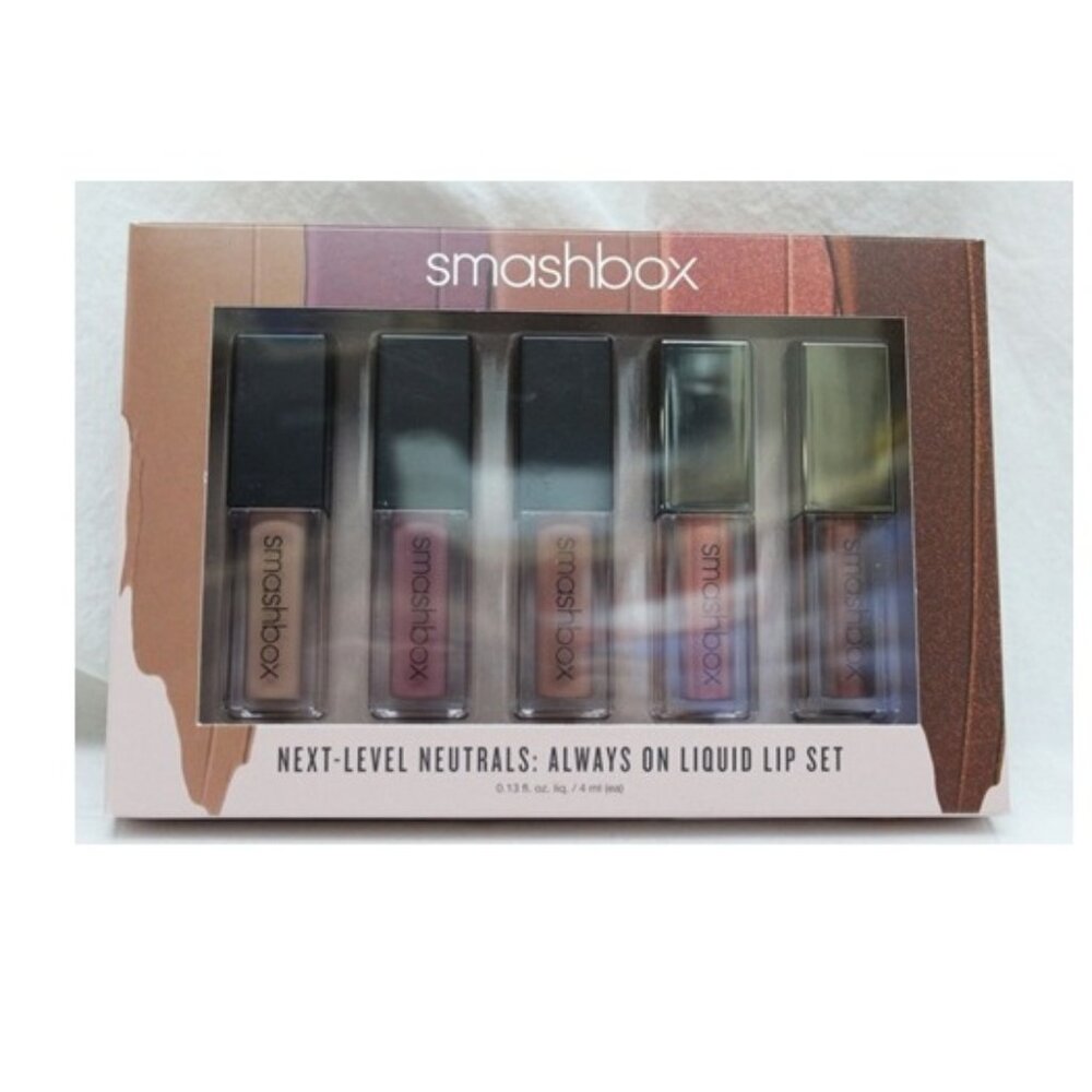 Smashbox Lipstick Set in Nude Pink Shades for Everyday Looks